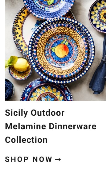 Sicily Melamine Dinnerware Collection